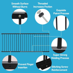 WAOWAO window guard gap detail highlights 2.68-inch spacing for child safety