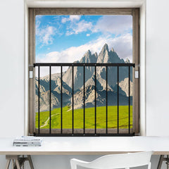 WAOWAO window safety guard installed securely with no drilling required.