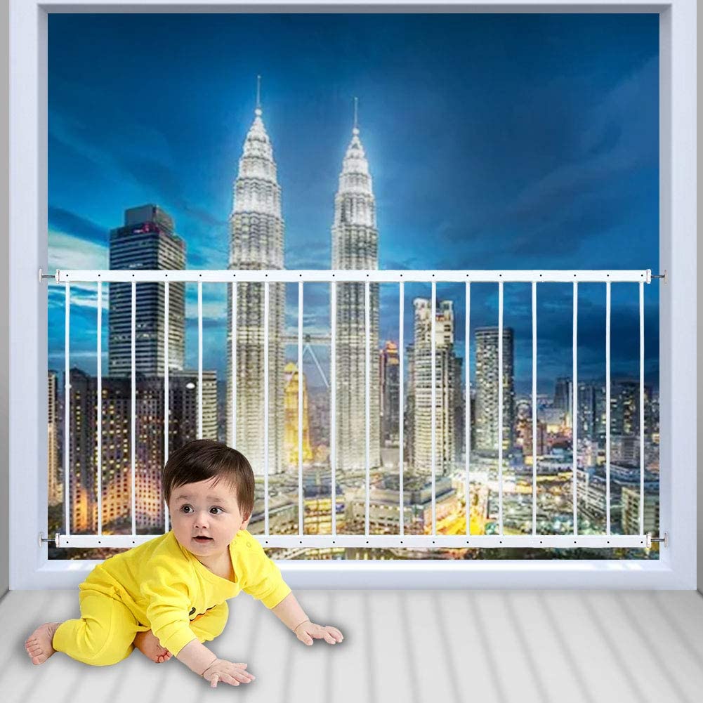 WAOWAO window safety guards installation demonstrates quick pressure-fit setup for childproofing windows