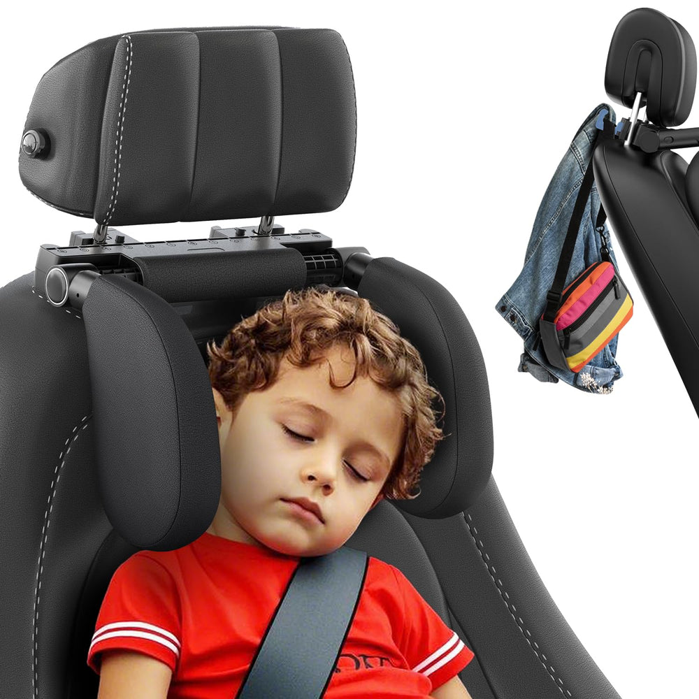 WAPEXNOS Car Headrest Pillow shows a durable ABS frame for long-lasting neck support.