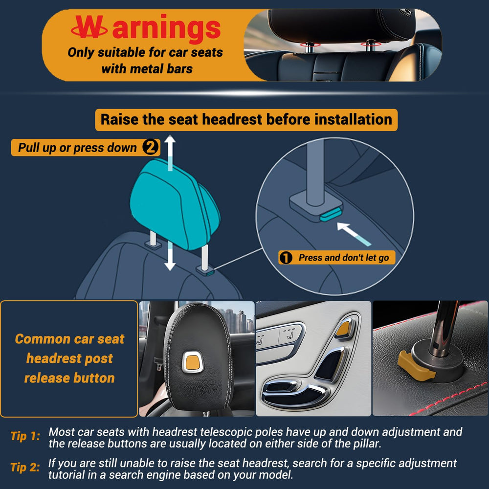 WAPEXNOS Car Headrest Pillow includes professional after-sales support for peace of mind.
