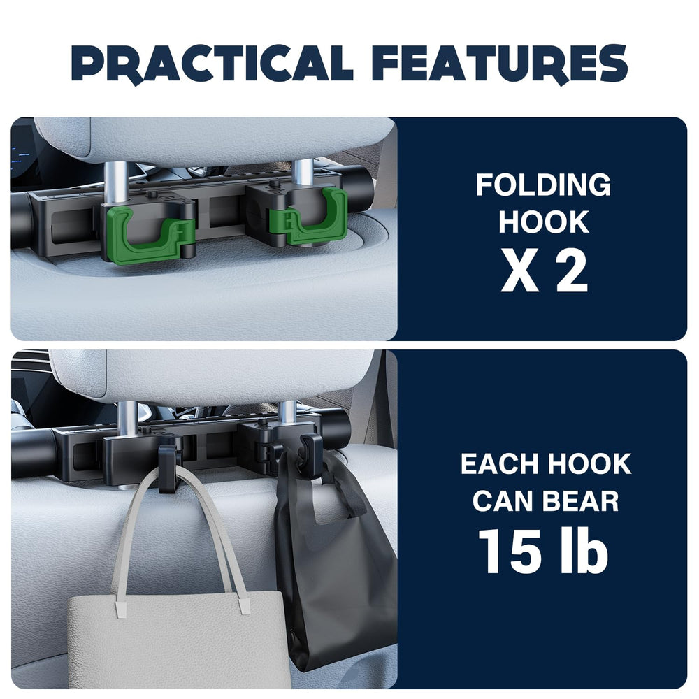 WAPEXNOS Headrest Pillow saves space by lifting when not in use during travel.