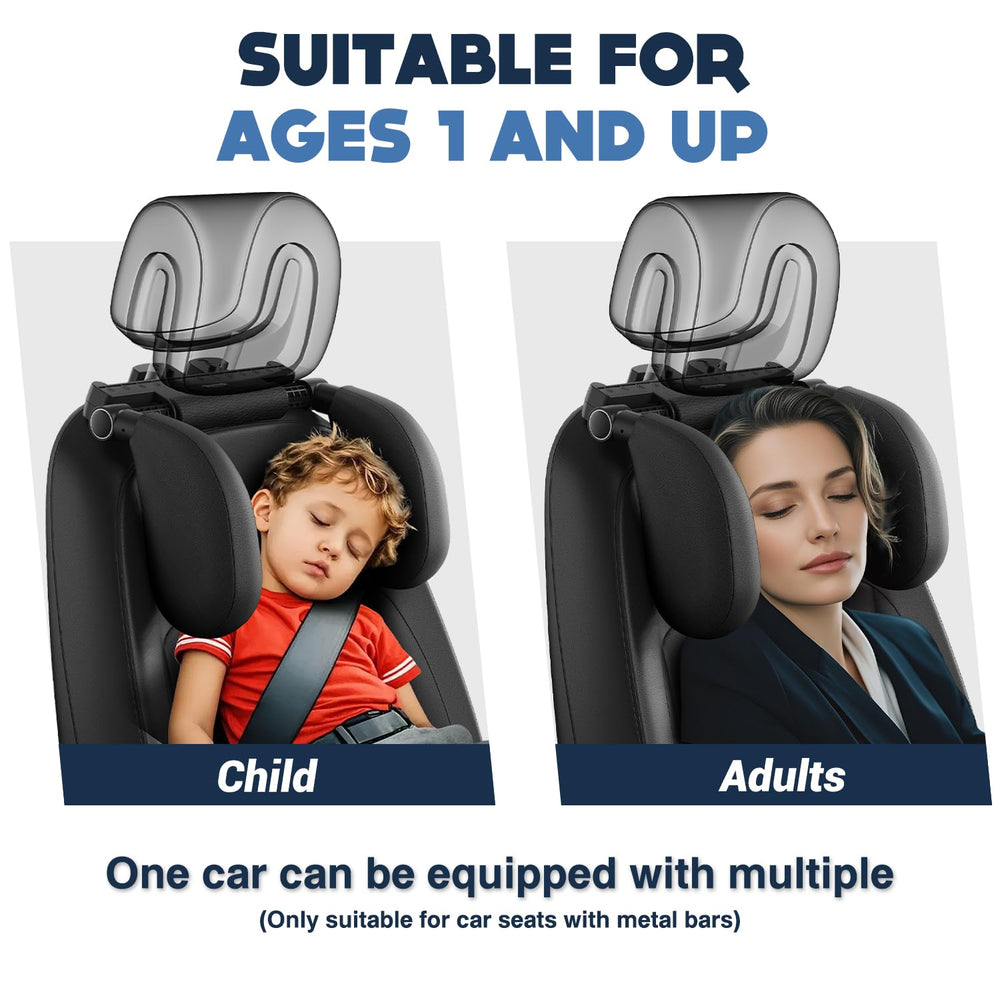 WAPEXNOS Headrest Pillow is ideal for kids and adults on car journeys.