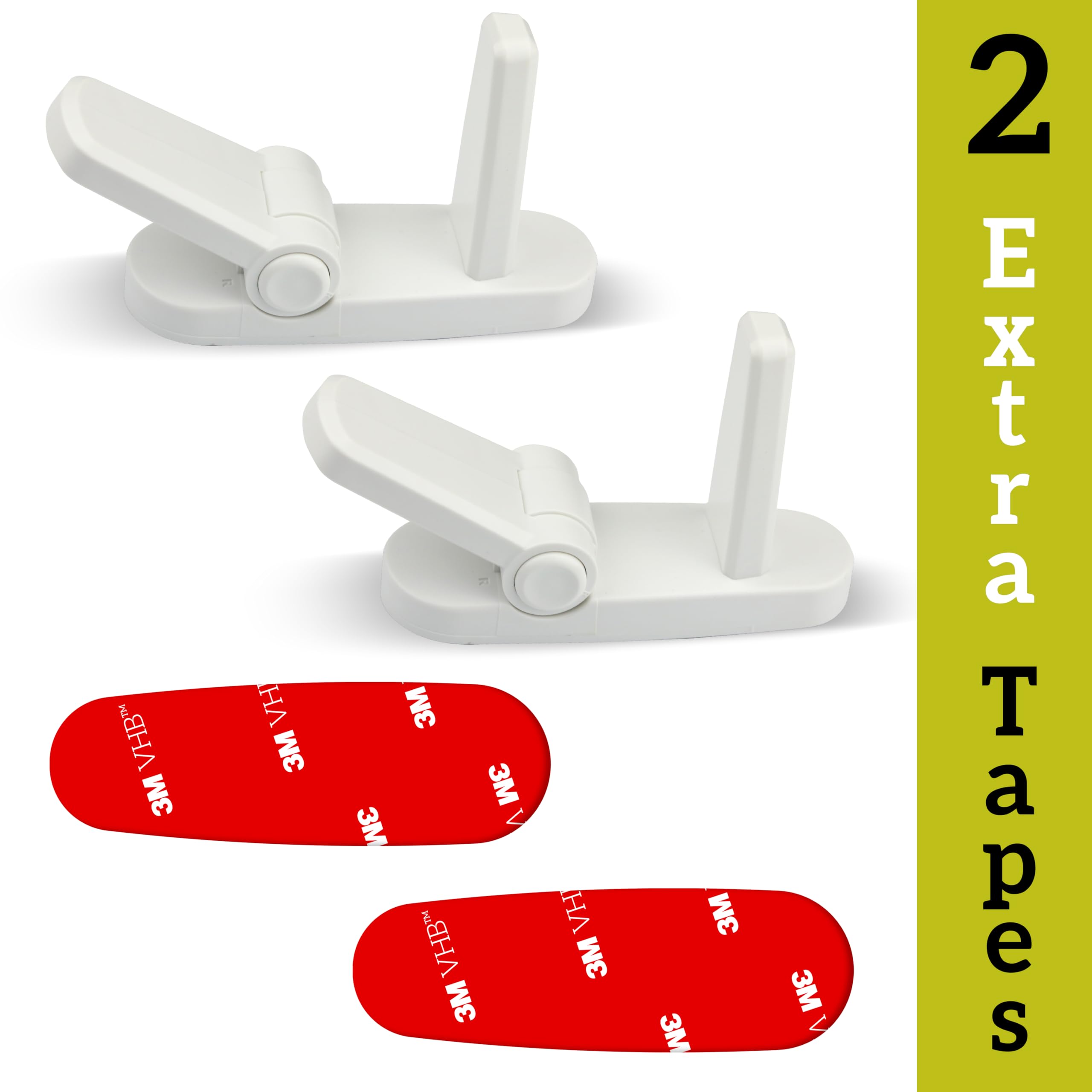 Wappa Baby 3M adhesive backings provide strong, durable mounting.
