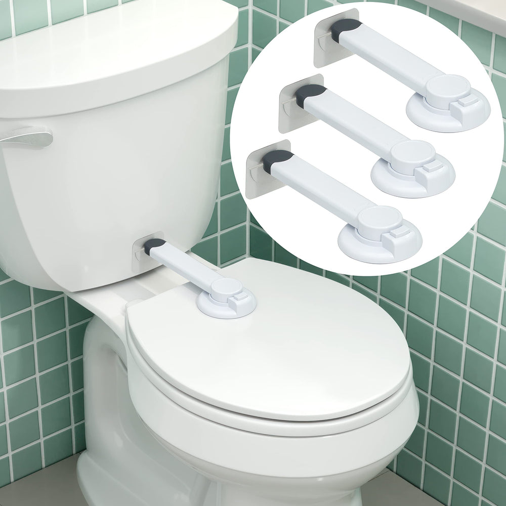 Wappa Baby Toilet Lock 3Pack box demonstrates easy, ready-to-use babyproofing for busy homes.