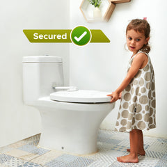 Wappa Baby Toilet Lock with 3M adhesive shows strong backing for lasting grip.