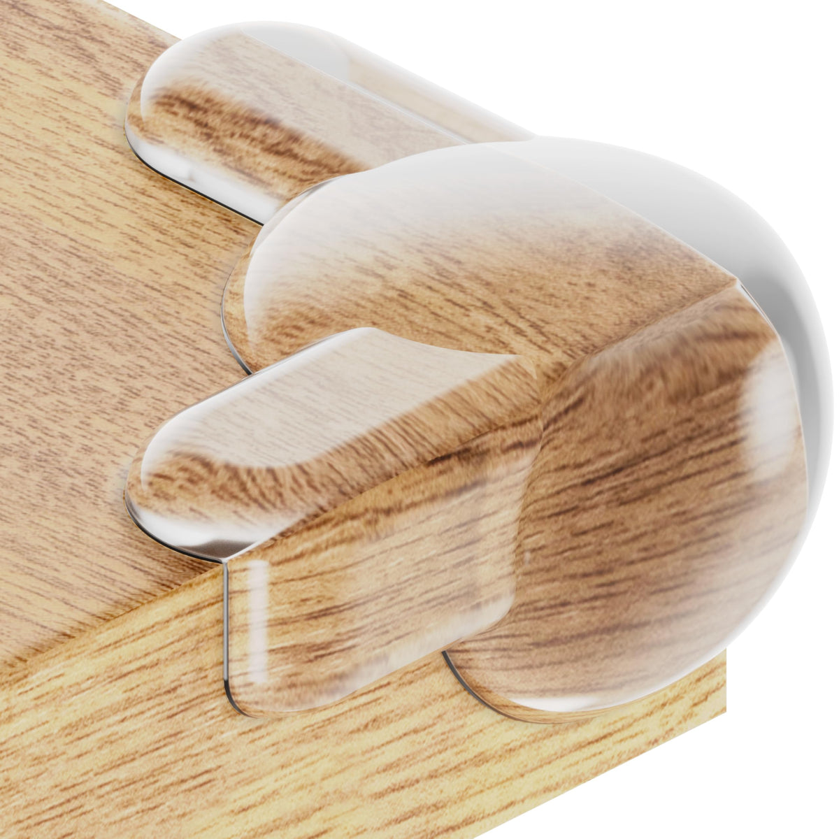 Wappa Baby corner protectors transparent pack 16 protect furniture edges safely.