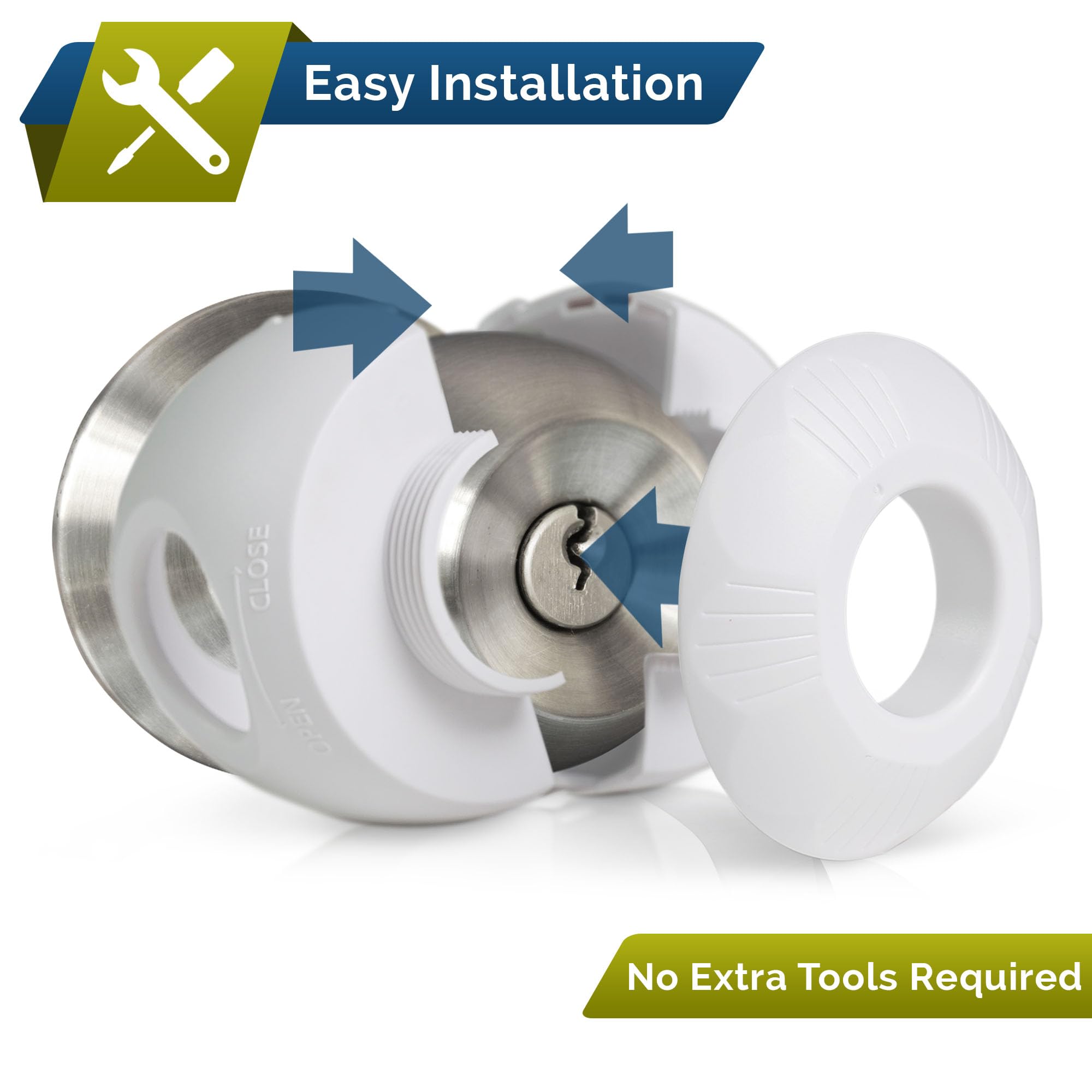 Wappa Baby bedroom-use knob cover near crib promotes safer sleep environments.
