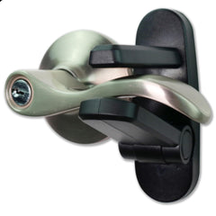 Wappa Baby door lever lock 2-pack front view shows quick safety setup for busy households.