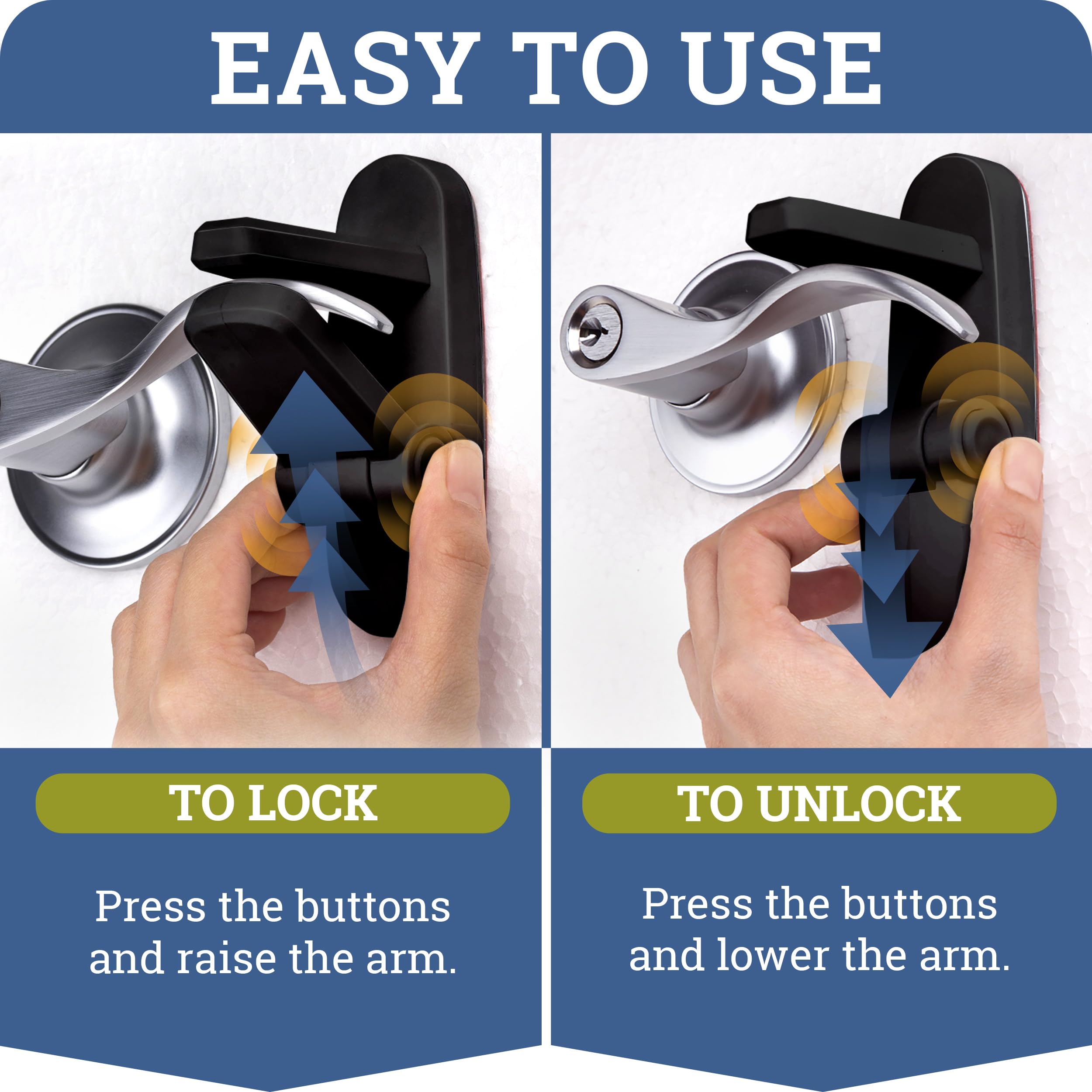 Wappa Baby 2-pack installation image highlights tool-free setup for instant childproofing.