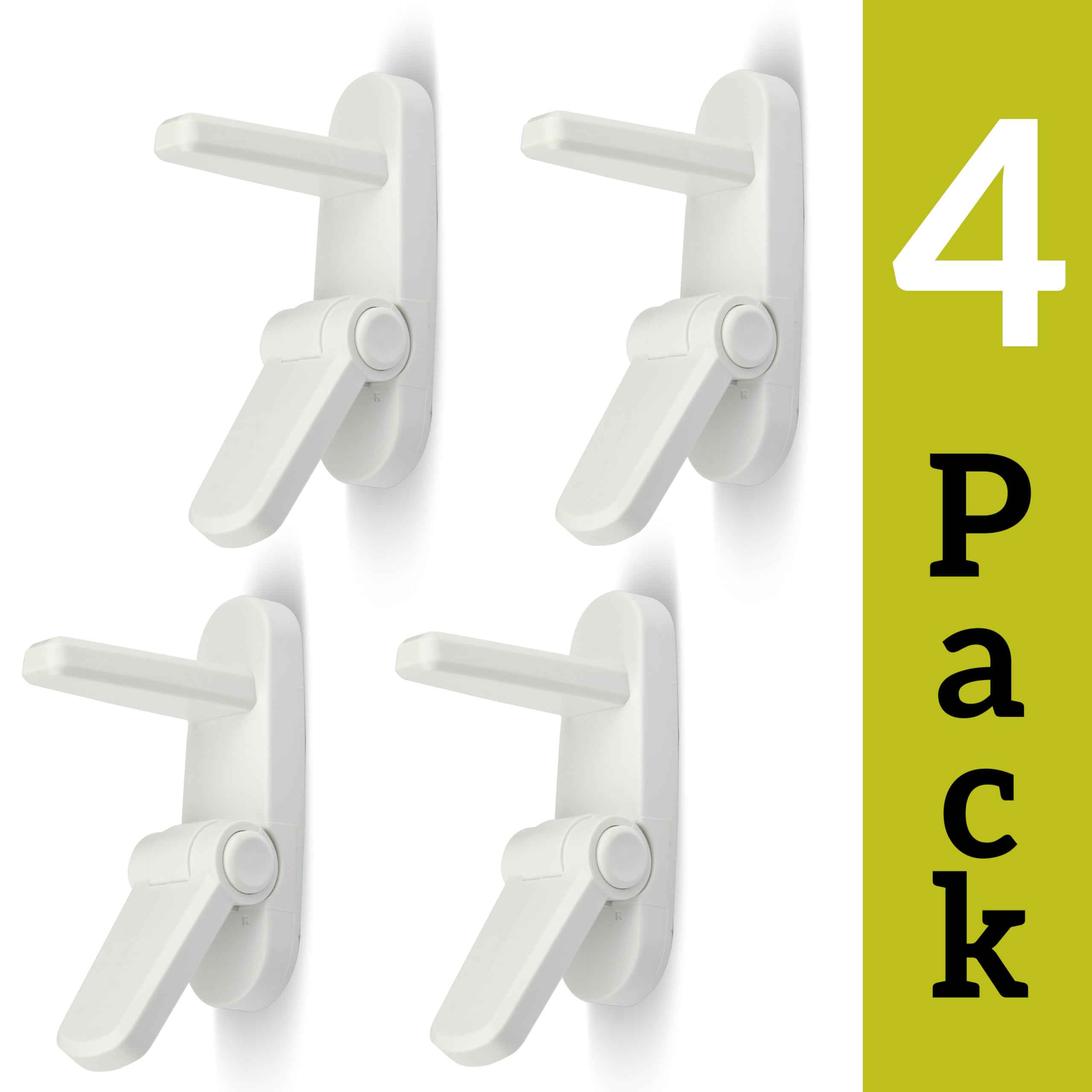 Wappa Baby Door Lever Lock durable ABS body complements any decor