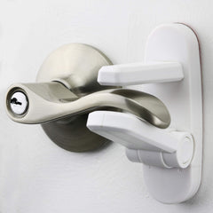Wappa Baby Door Lever Lock 4-Pack front view protects against toddler door access
