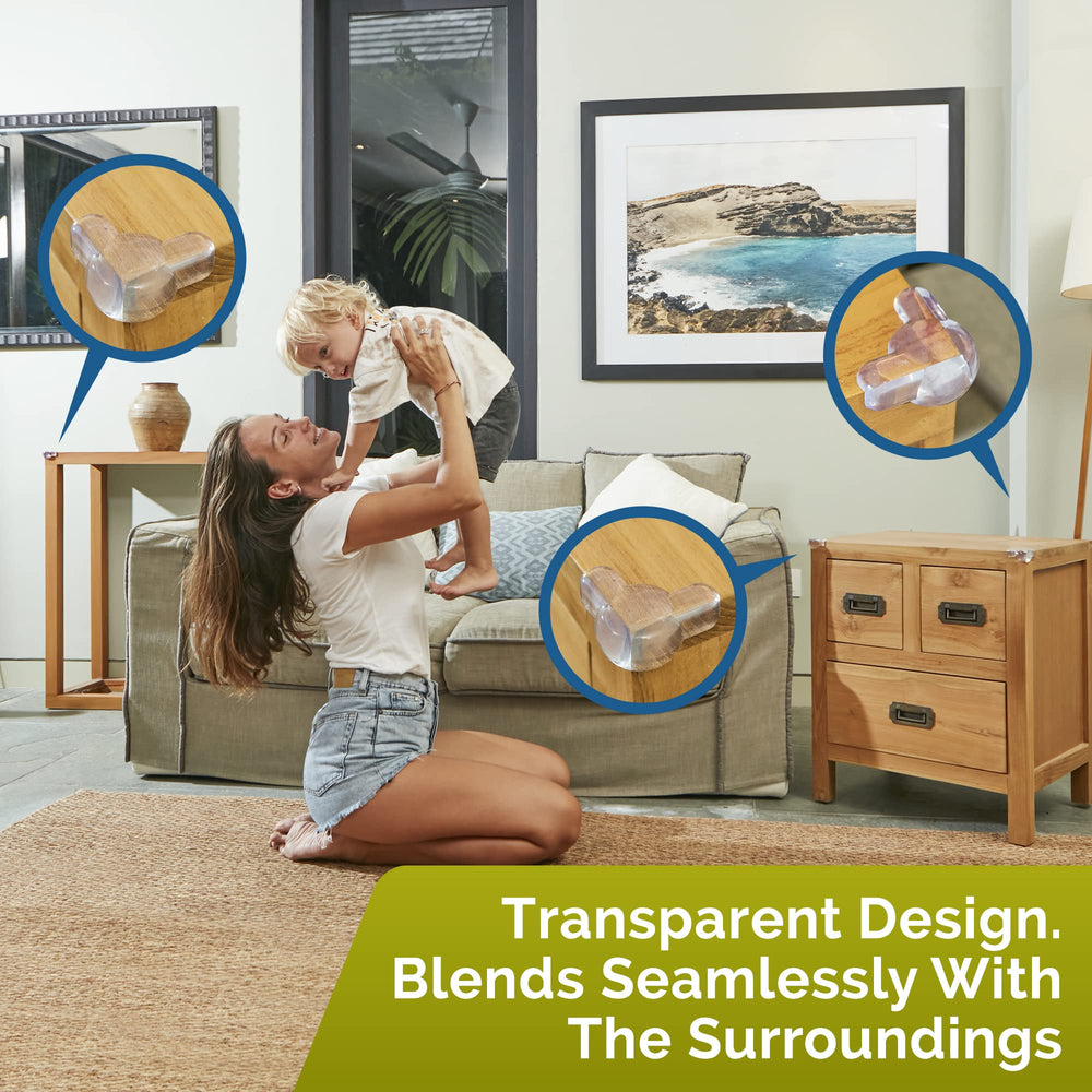 Wappa Baby edge protectors help create safer play zones around tables and corners.