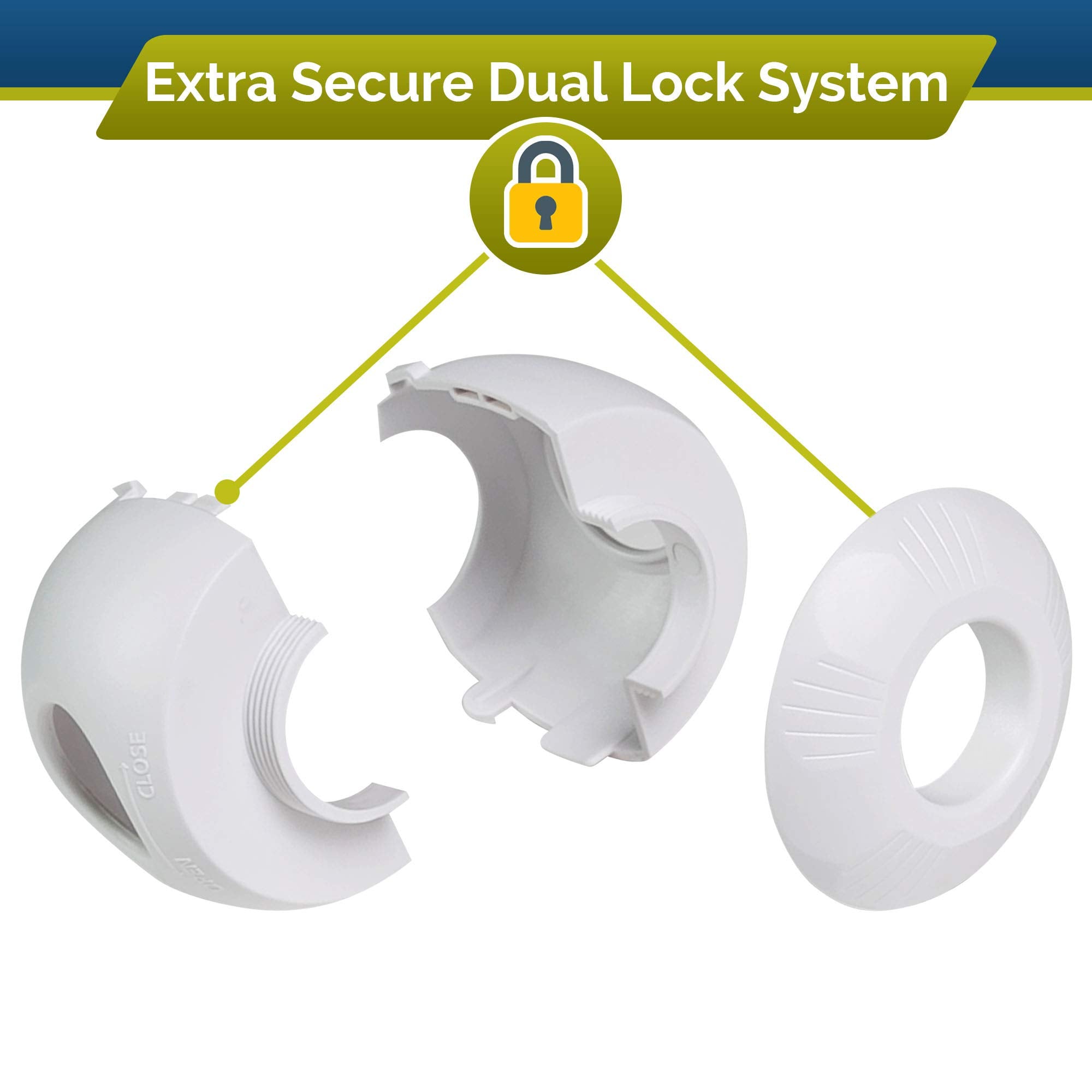 Versatile use on kitchen, bedroom, bath doors