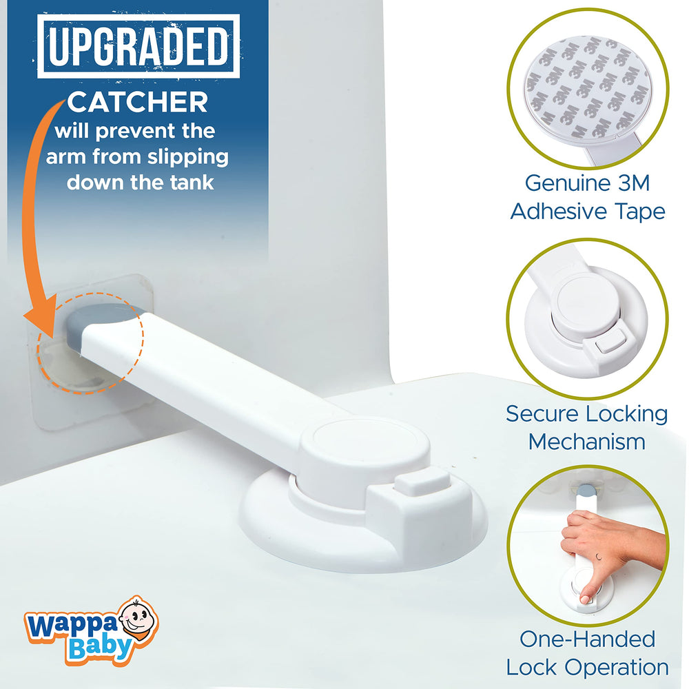 Wappa Baby lock in use with one-handed operation.
