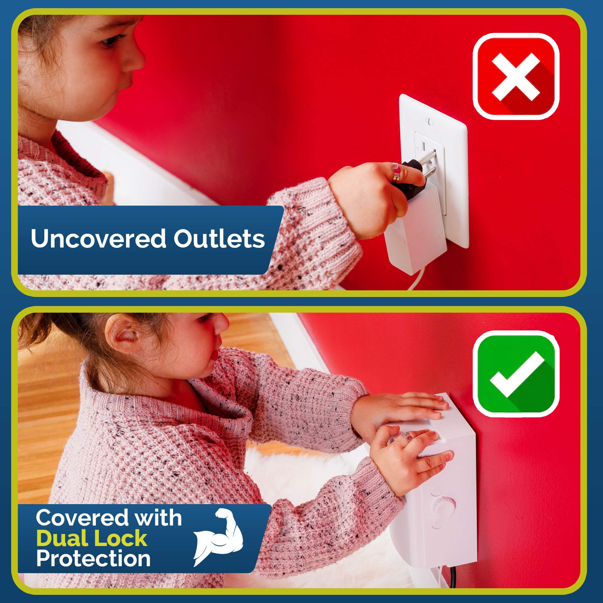 Wappa Baby dual-lock design helps reduce curious finger access.