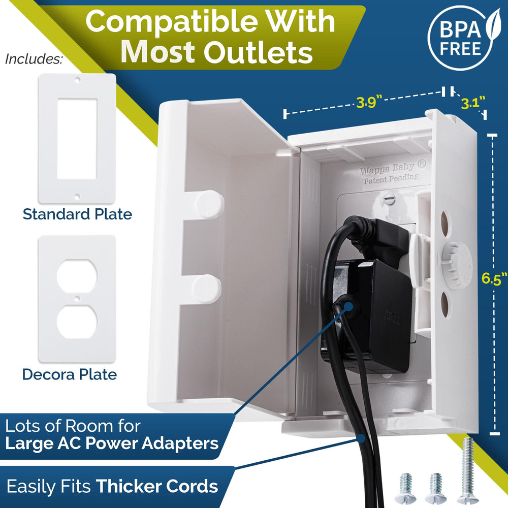 Wappa Baby outlet cover ideal for kitchen and bedroom outlets.