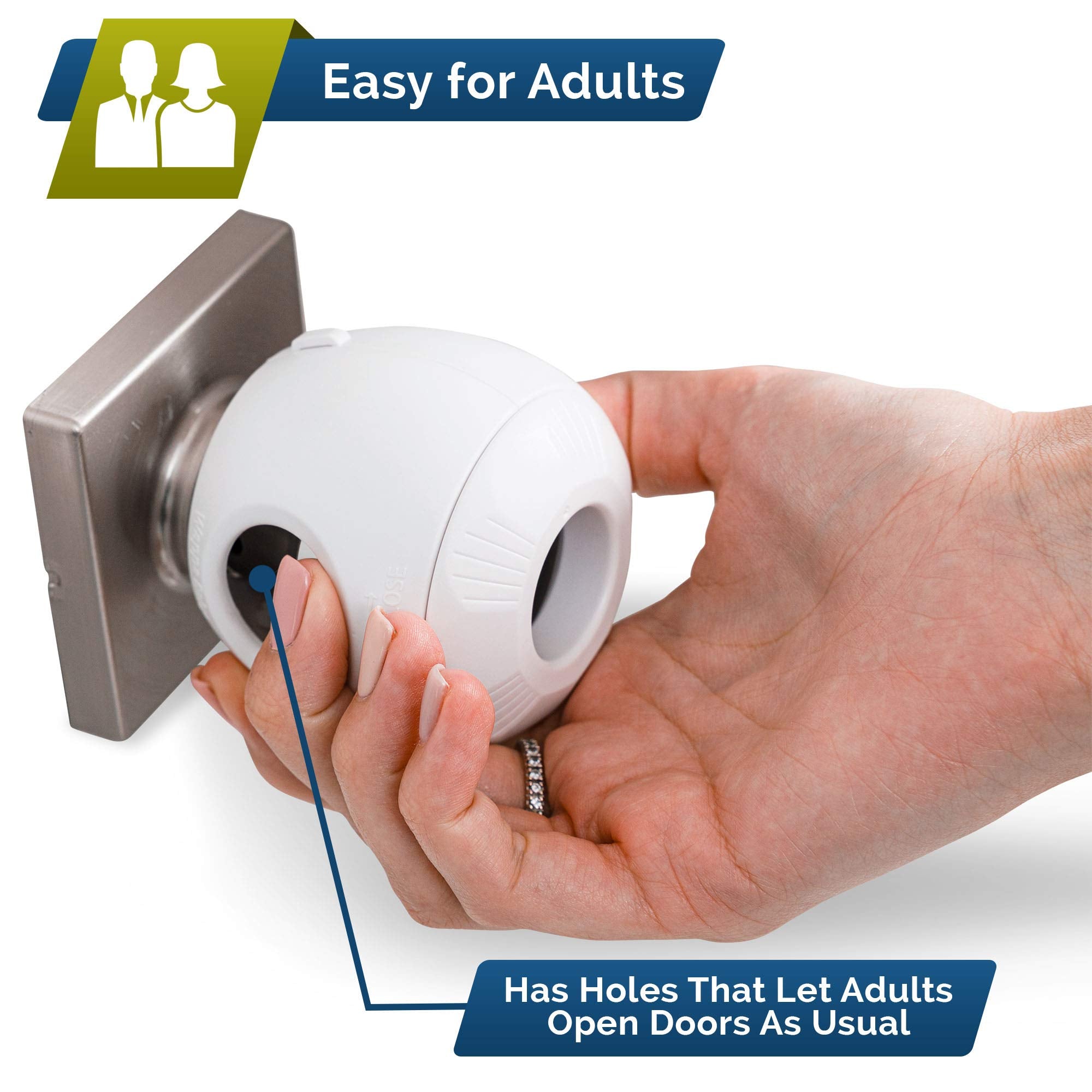 Wappa Baby tool-free installation image highlights quick setup without tools.
