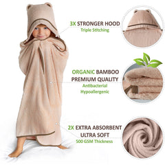 Warm Cuddles bamboo rayon towel absorbency test demonstrates quick-dry performance