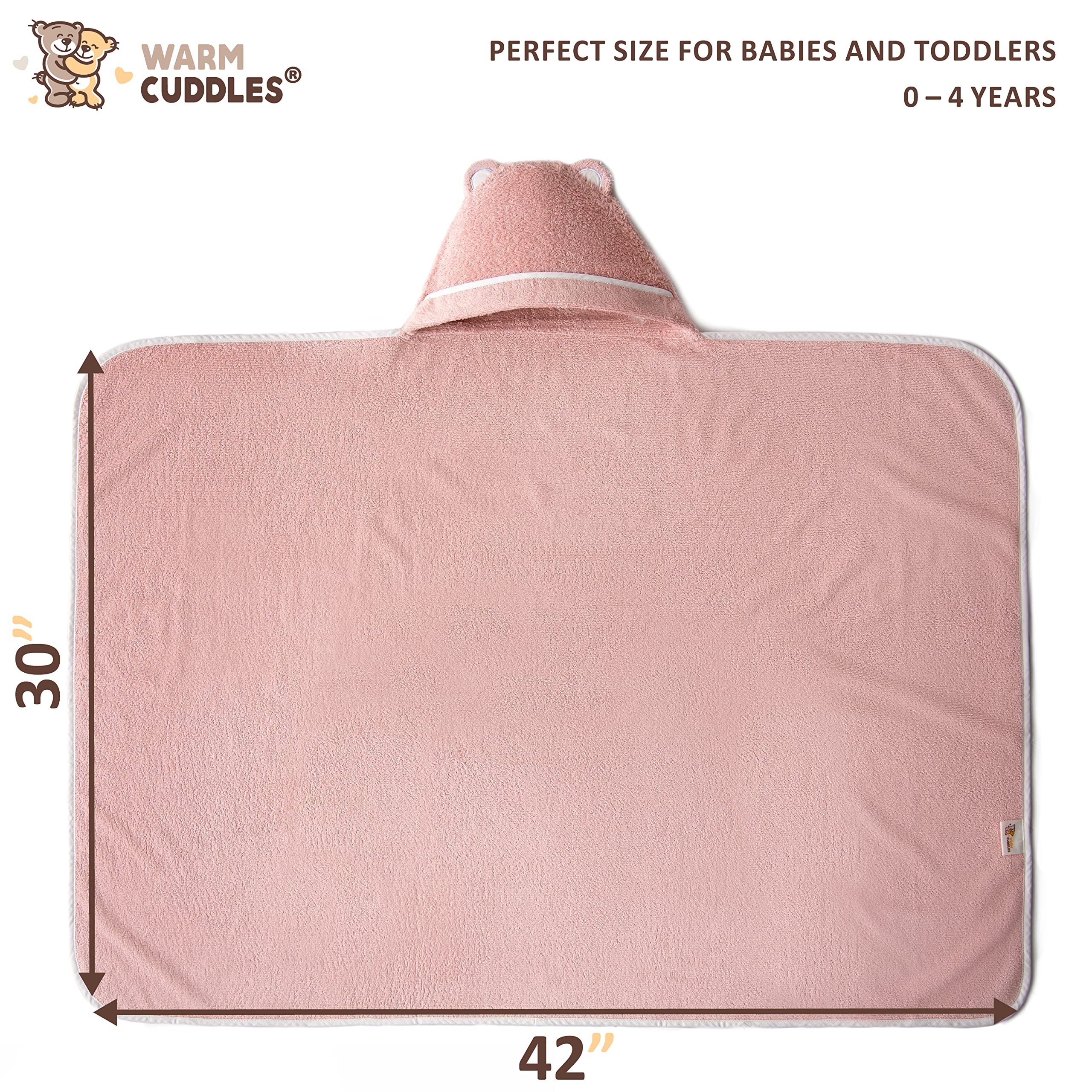Warm Cuddles bamboo rayon material image emphasizing hypoallergenic fiber