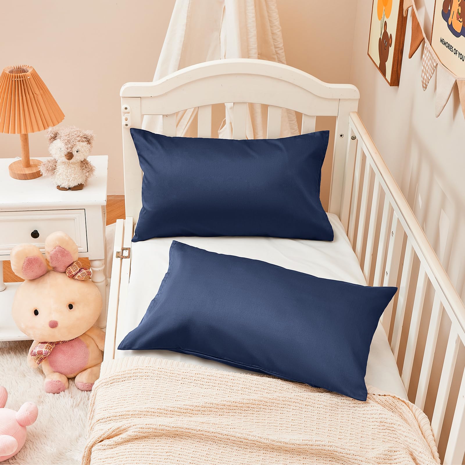 Warmstar toddler pillowcase fits 13x18 pillows for travel versatility.