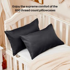 Warmstar toddler pillowcase sateen weave highlights breathable, silky feel.