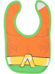 Warner Bros Justice League bibs with Green Lantern emblem for vibrant design and use.