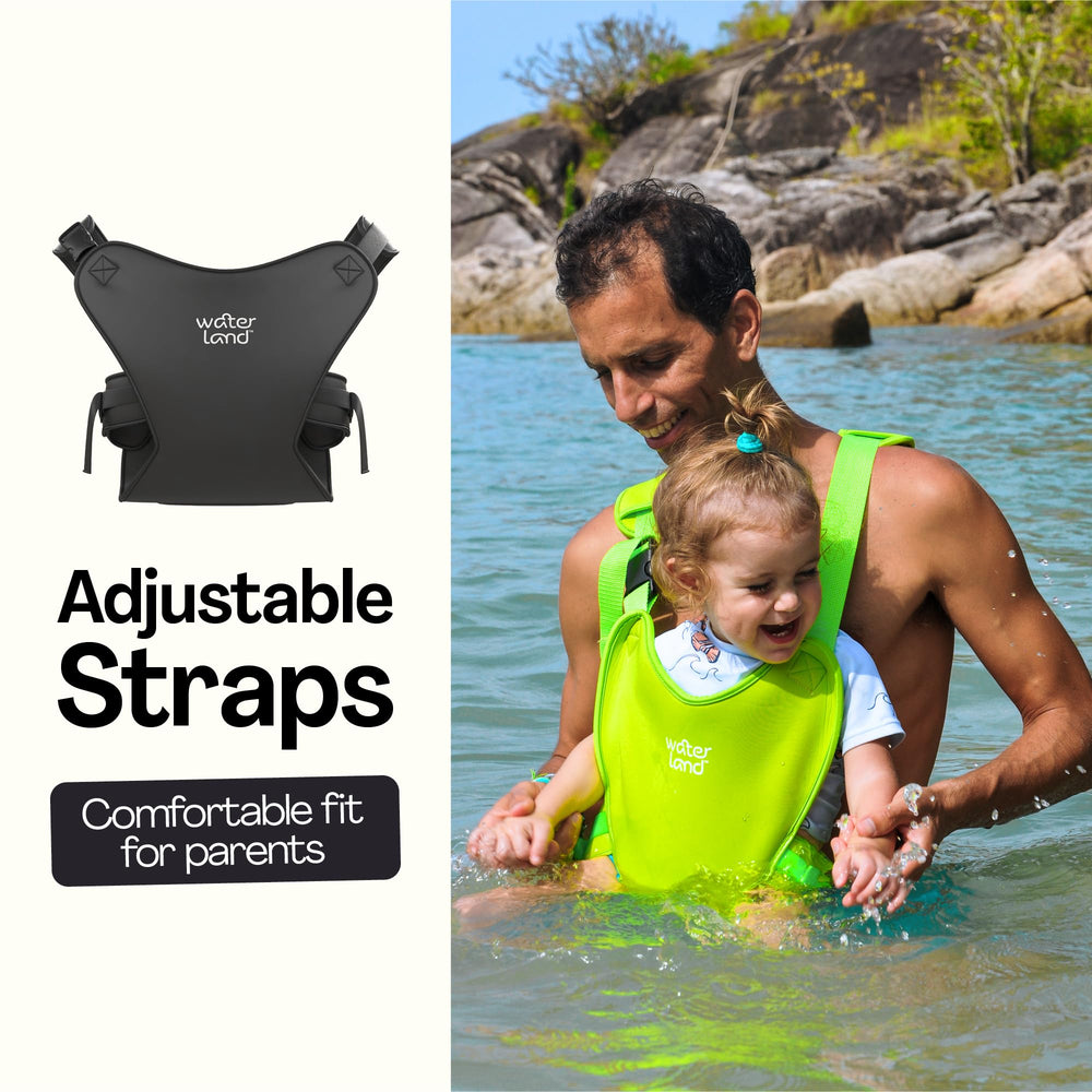WaterLand carrier with storage bag for portable pool and beach trips