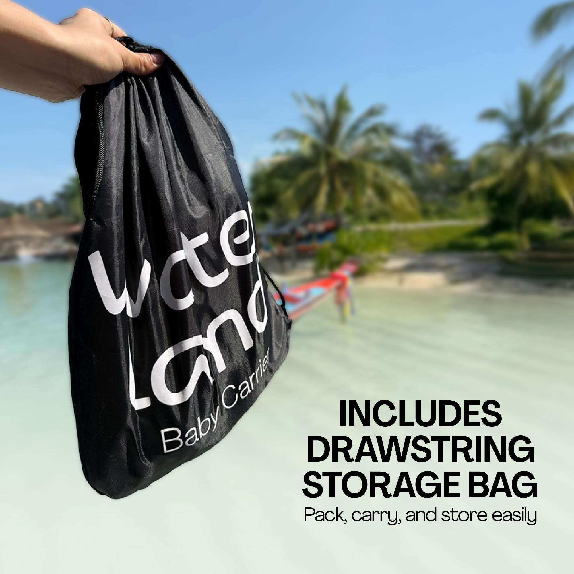 WaterLand carrier ideal for beach and pool adventures with your little one