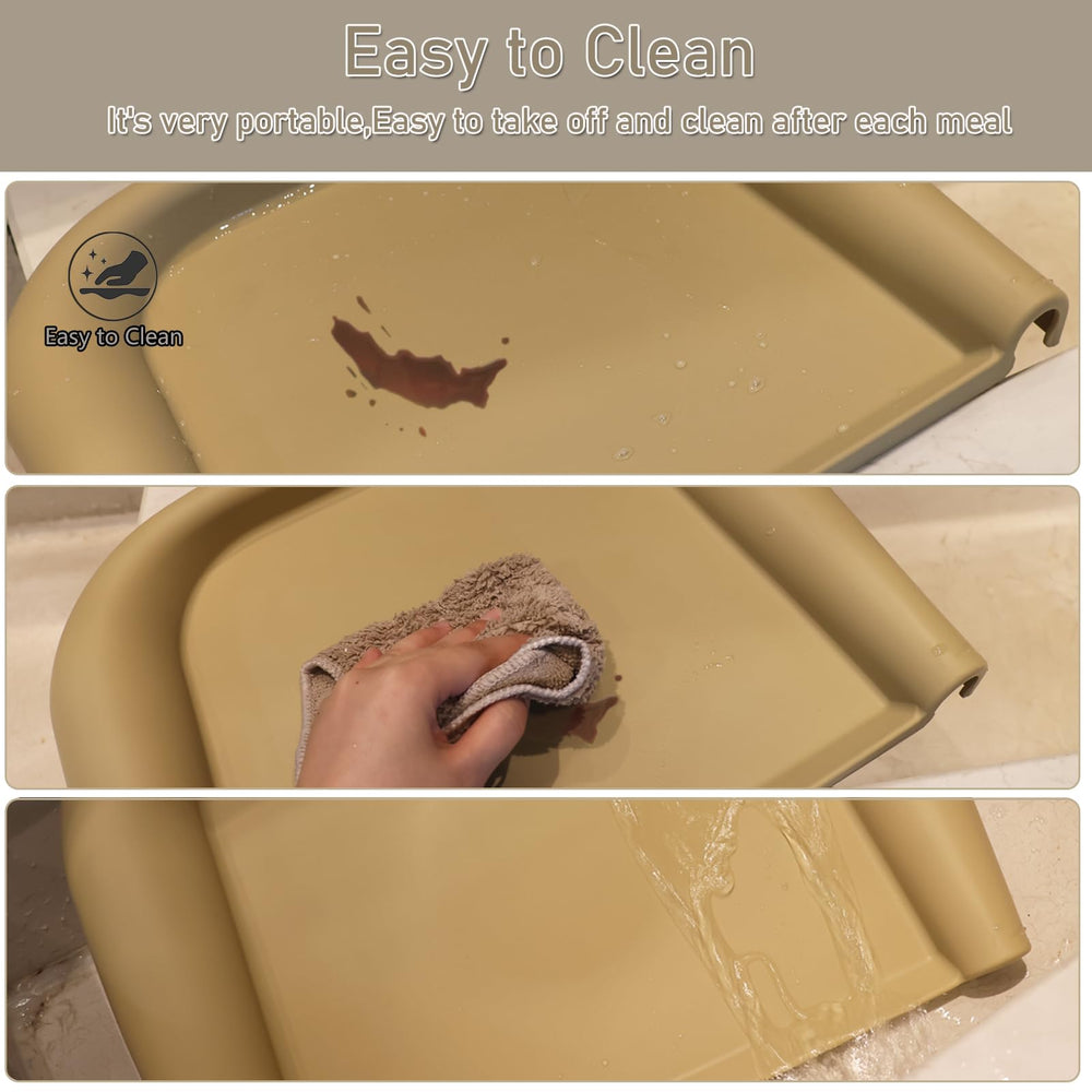 WaterLuu dishwasher-safe silicone tray for quick sanitizing after meals