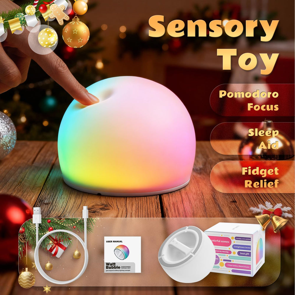 WattBubble ambient decoration glow suits rooms, desks, and camping