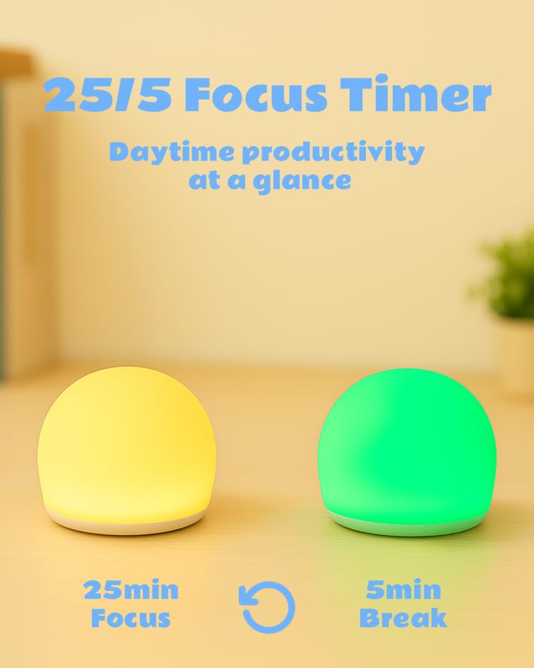 WattBubble sleep mode dims gradually for a gentle night routine