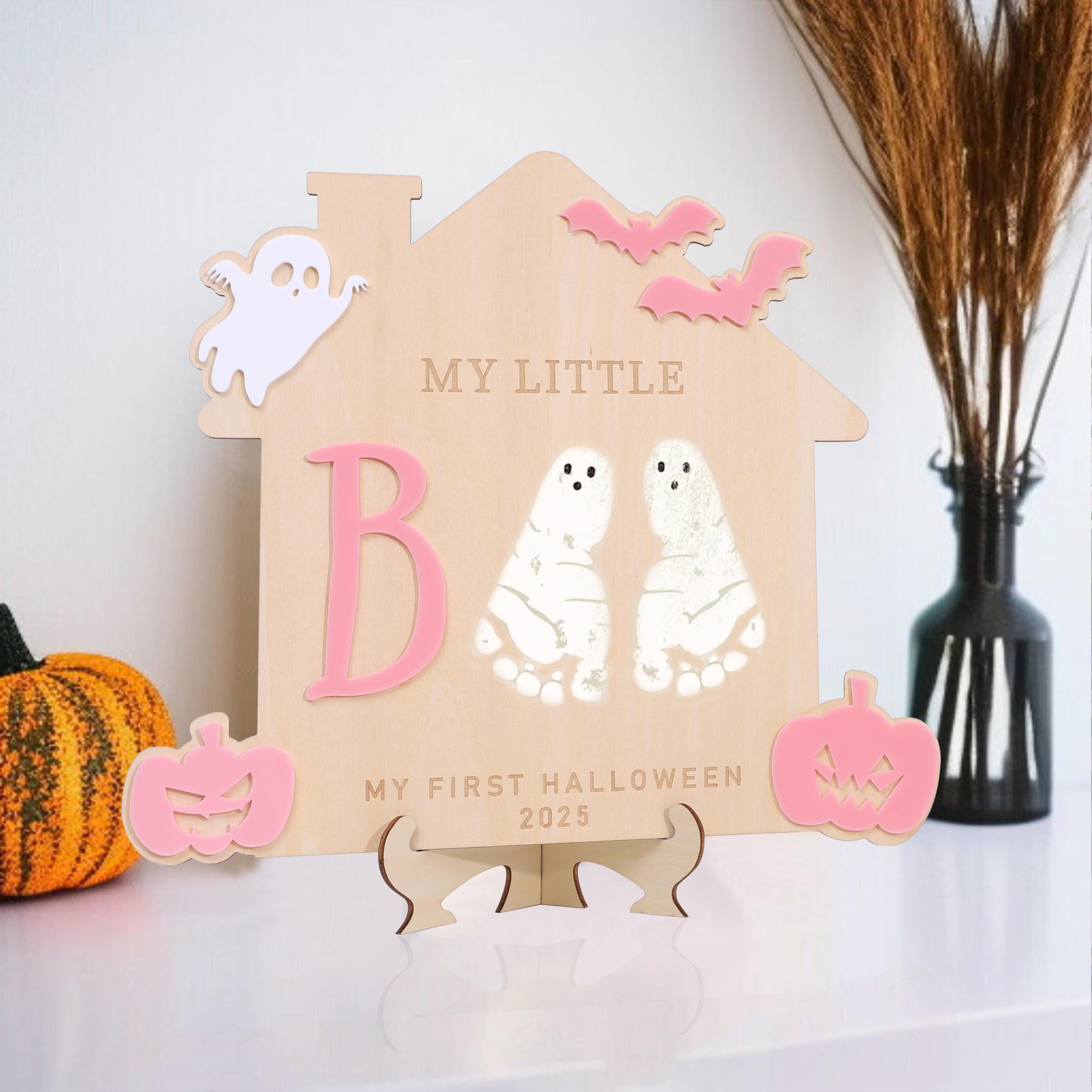 WAWUO DIY Halloween keepsake sign invites easy creativity and family bonding.
