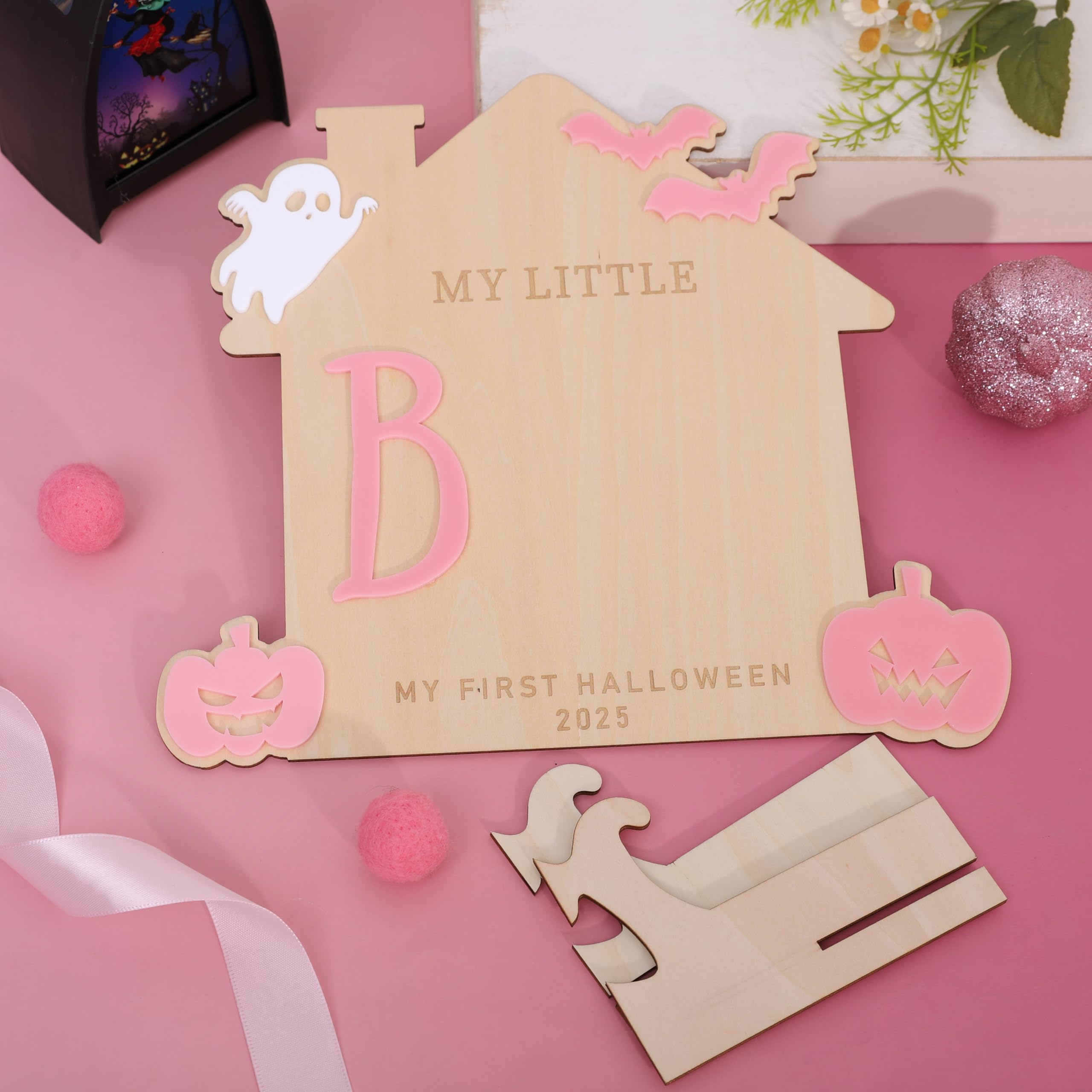 WAWUO My Little Boo keepsake item adds charm to nursery wall displays.