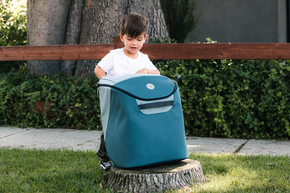 WAYB Pico Carry Bag padded compartment protects the car seat on trips.