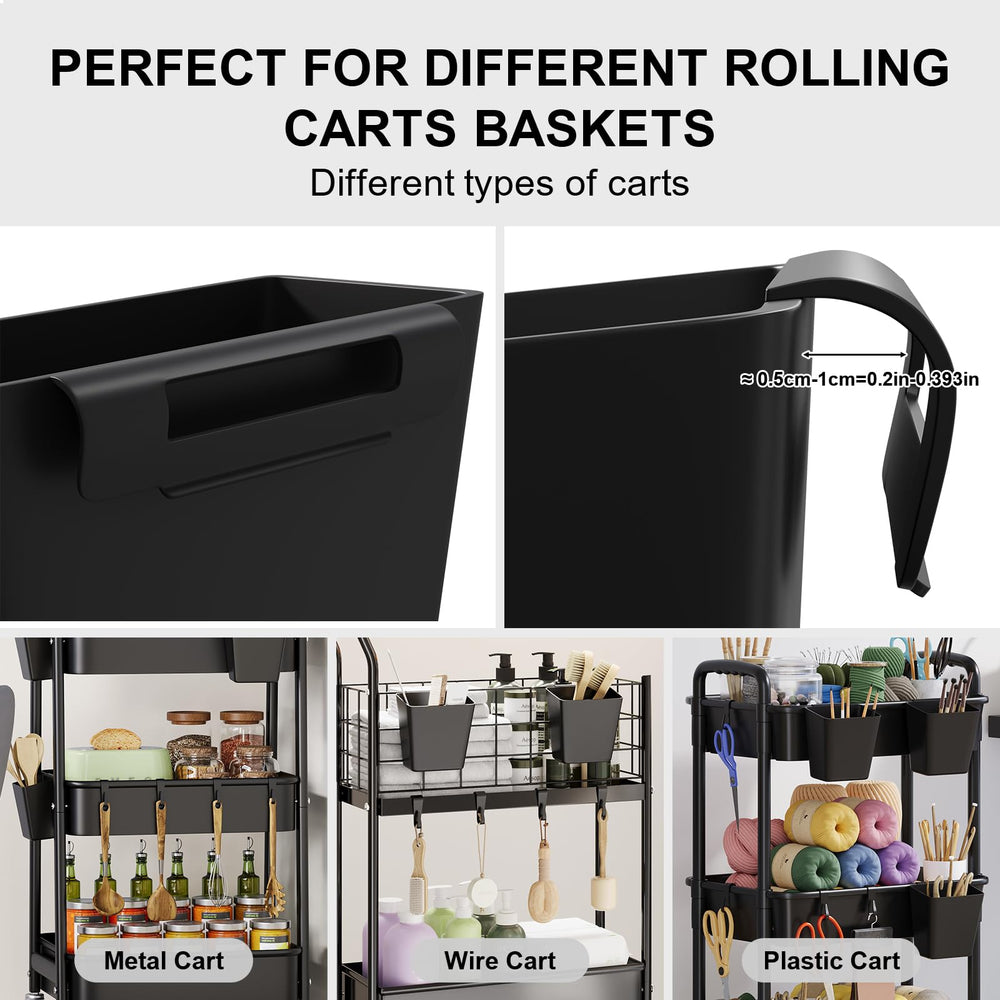 WBKATN makeup cart cup holders simplify beauty setup and storage.