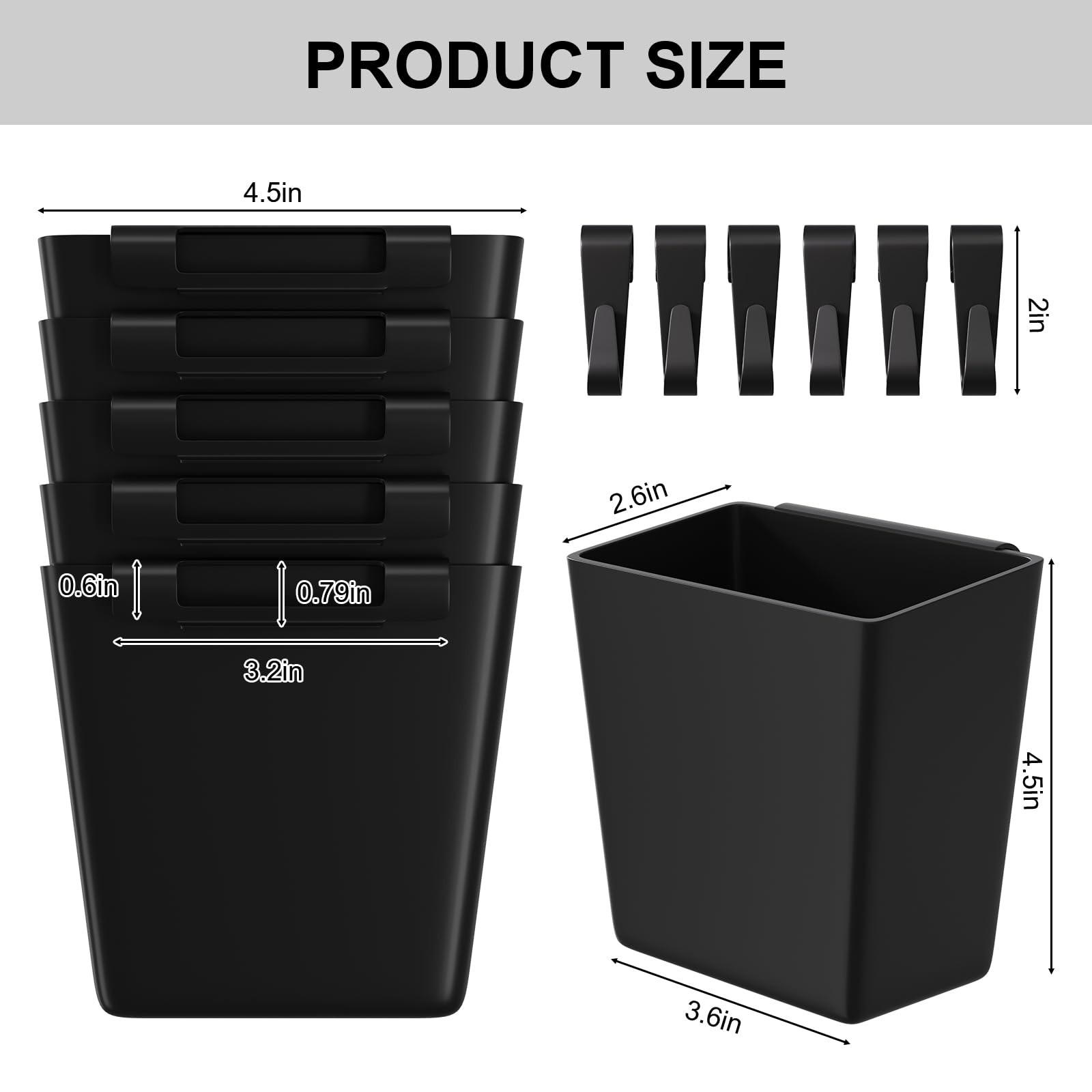 WBKATN multi-functional cup holder stores pencils, utensils or florals on carts.