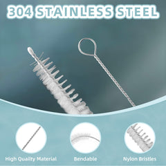 WDPOER 5-pack set with hanging holes keeps brushes organized and accessible.
