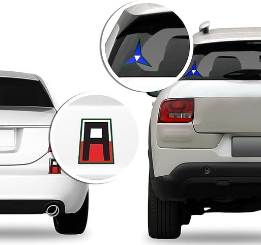 American Vinyl weatherproof and UV resistant kids-on-board sticker on vehicle surface