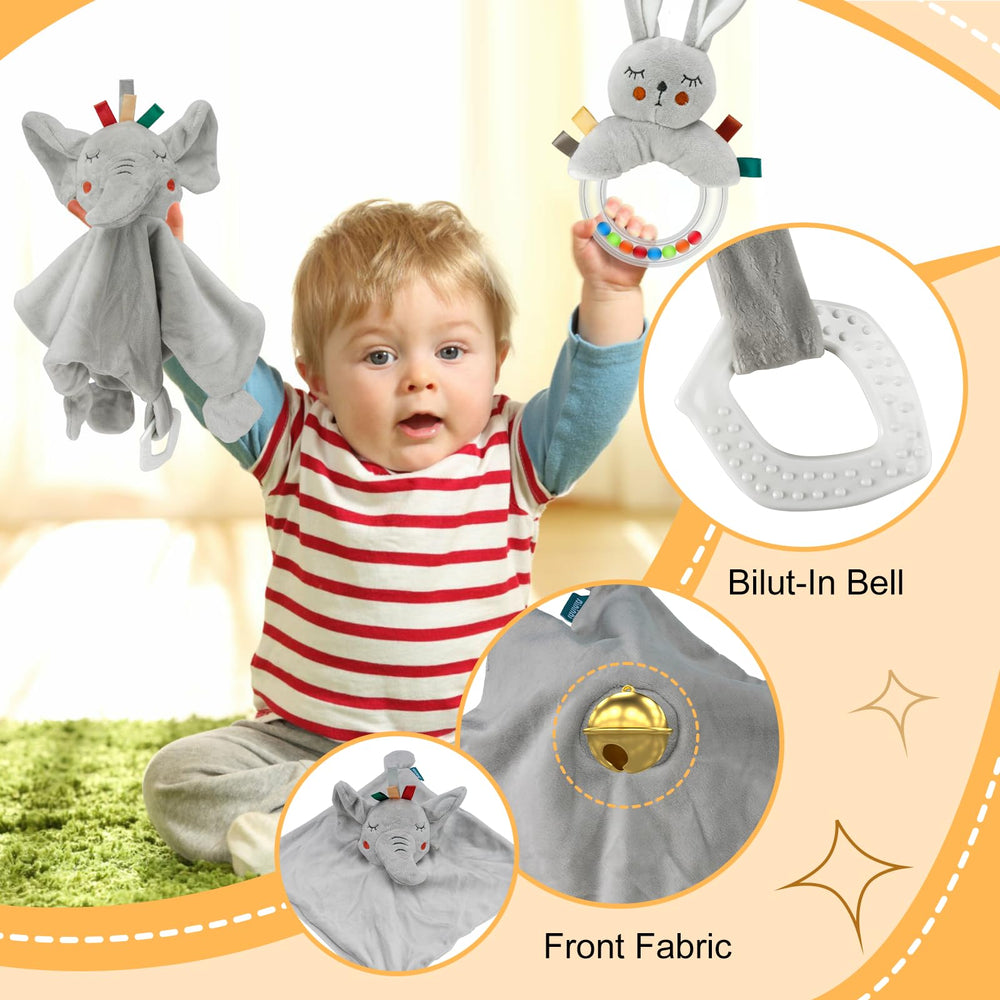 WECOOL rabbit-shaped rattle adds gentle sounds and visual engagement