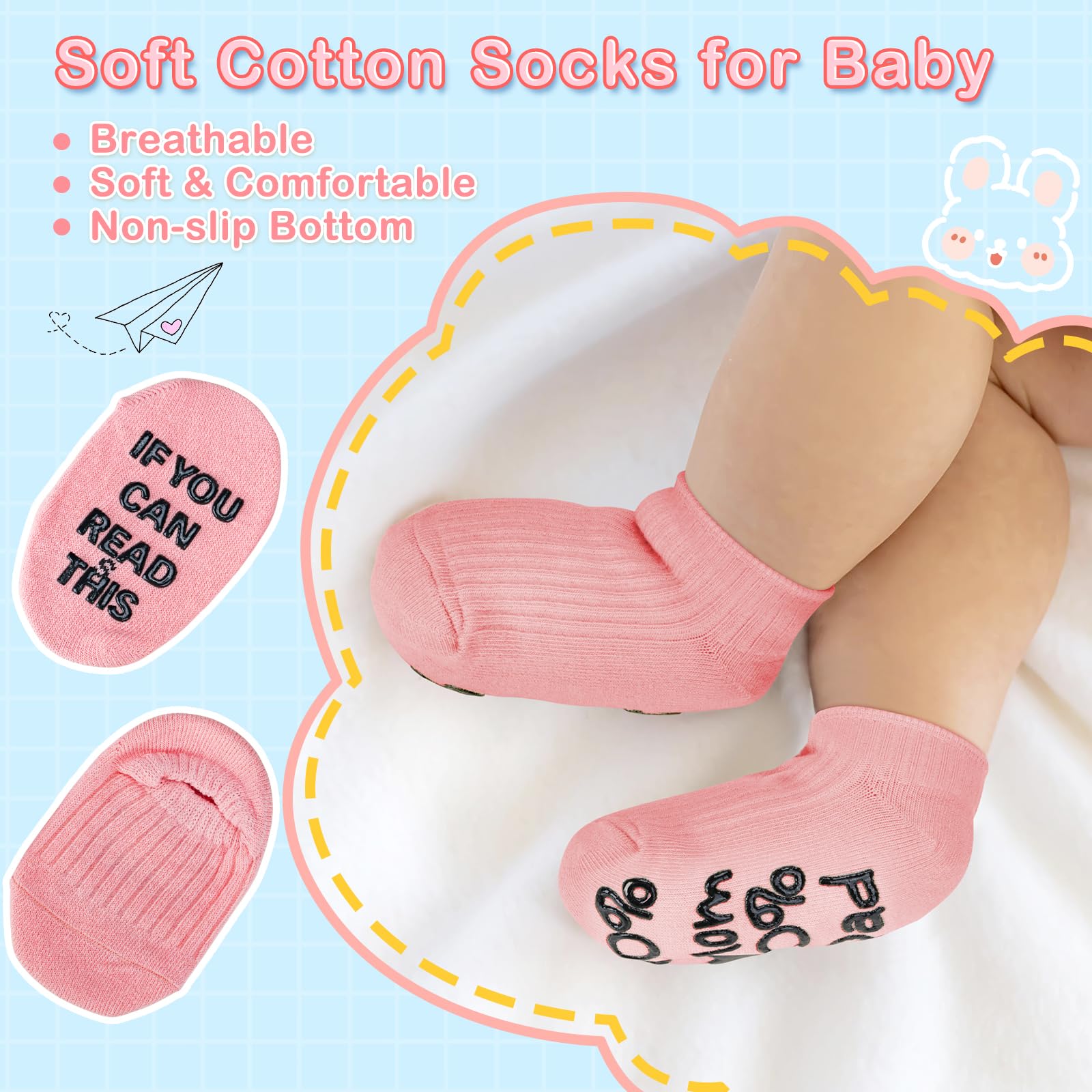 WECOOL baby greeting card adds a personalized touch to gifts.