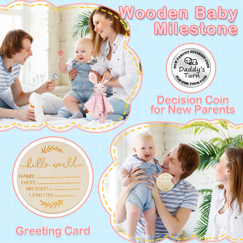 WECOOL baby milestone card helps capture growth moments.