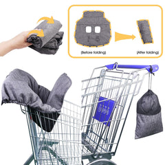 WedFeir cart cover with storage pouch keeps essentials handy on trips.