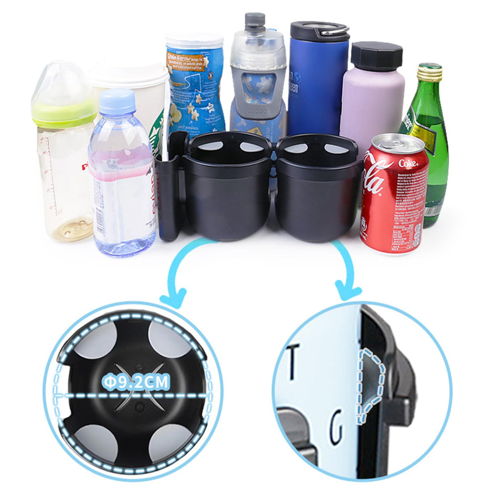WedFeir stroller cup holder with phone slot keeps essentials accessible