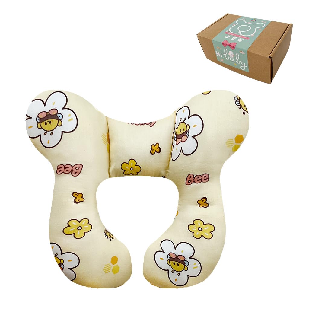 Wedfull baby neck pillow with soft cotton fabric for cozy head support.