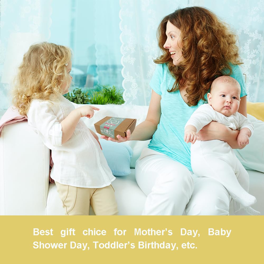 Gift-ready Wedfull pillow in kraft box for baby gifting occasions.