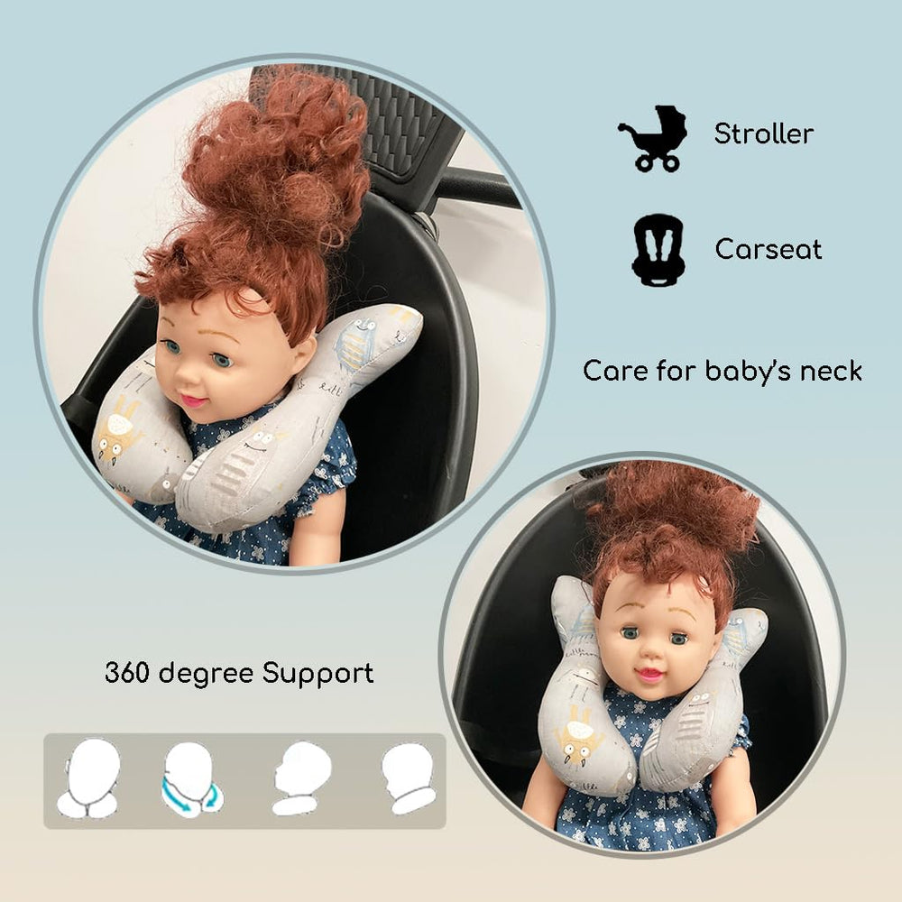 Wedfull neck cushion is machine washable for easy cleaning.