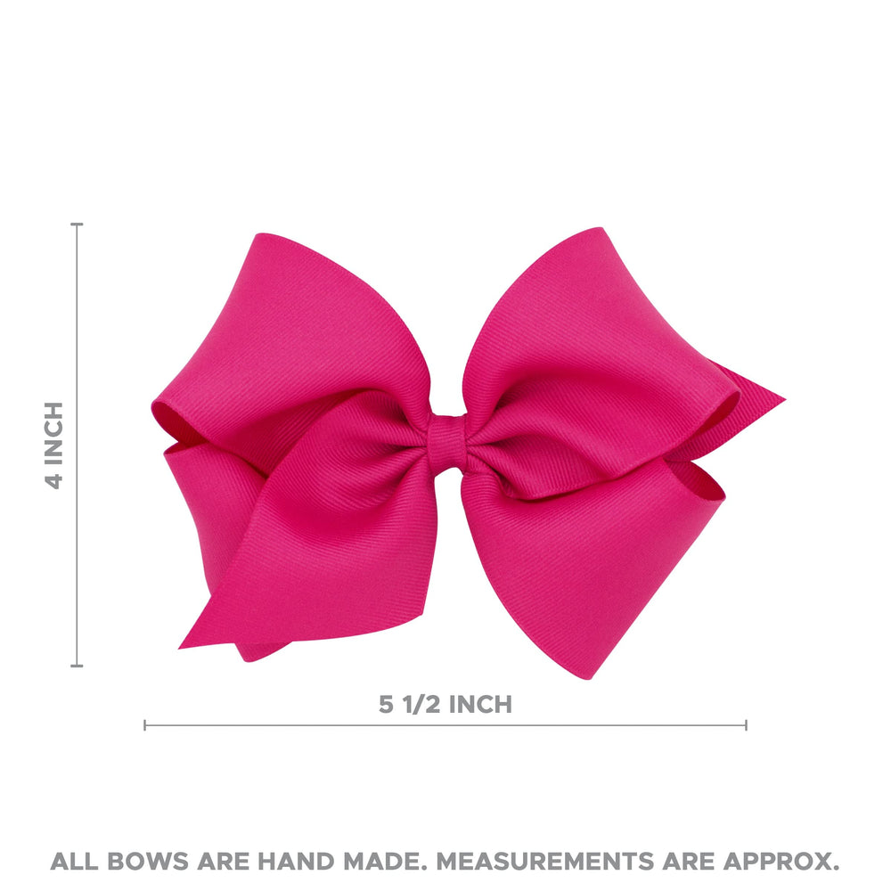 Wee Ones bow in Ecru color with satin finish for versatile looks.
