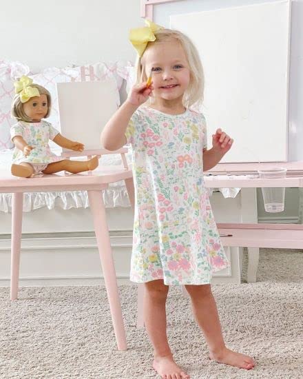Wee Ones bow pair for pigtails in light pink looks coordinated