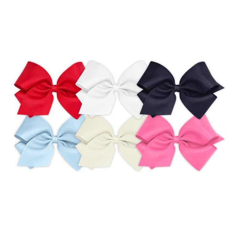 Wee Ones bows on WeeStay clip secure hair during active play